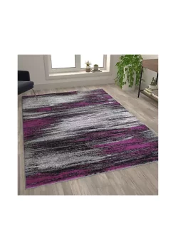 Best Pirce 👍 Rylan Collection Scraped Design Area Rug - Olefin Rug with Jute Backing - Living Room, Bedroom, Entryway by Belnick 🤩 -Belnick Sales Shop Belk 2315