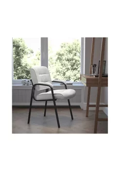 Flash Sale 👍 Executive Side Reception Chair with Black Metal Frame by Belnick 🤩 -Belnick Sales Shop Belk 2382