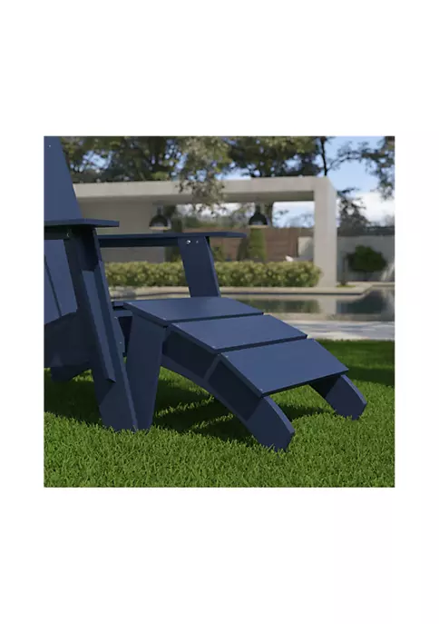 Cheapest π Sawyer Modern All Weather Poly Resin Wood Adirondack Ottoman Foot Rest in Navy by Belnick β€οΈ 2 Cheapest π Sawyer Modern All Weather Poly Resin Wood Adirondack Ottoman Foot Rest in Navy by Belnick β€οΈ - Image 2