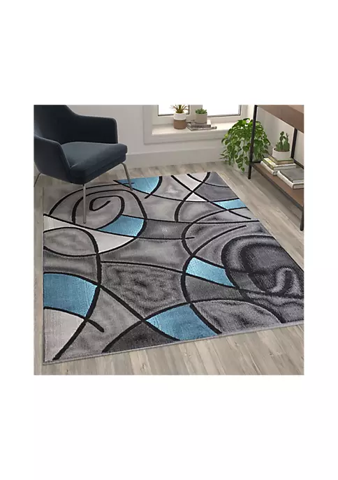 Best deal π― Jubilee Collection Blue Abstract Area Rug - Olefin Rug with Jute Backing - Living Room, Bedroom, & Family Room by Belnick β¨ 1 Best deal π― Jubilee Collection Blue Abstract Area Rug - Olefin Rug with Jute Backing - Living Room, Bedroom, & Family Room by Belnick β¨