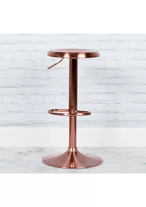 Outlet βοΈ Madrid Series Adjustable Height Retro Barstool in Rose Gold Finish by Belnick π 1 Outlet βοΈ Madrid Series Adjustable Height Retro Barstool in Rose Gold Finish by Belnick π