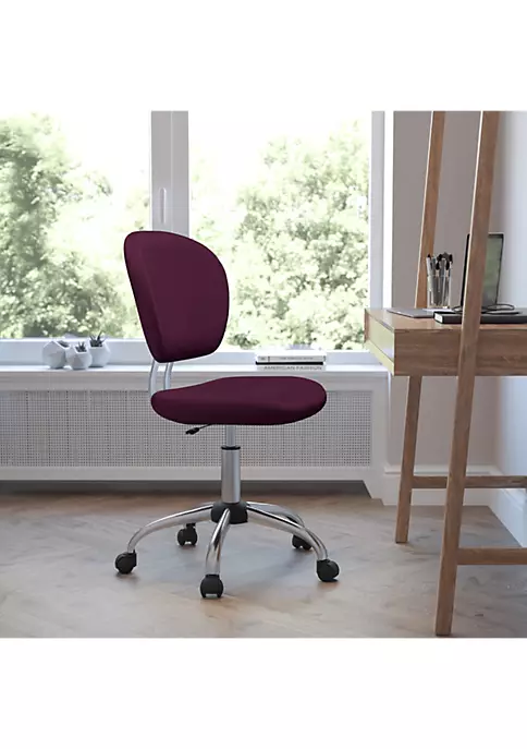 Outlet ❤️ Mid-Back Mesh Padded Swivel Task Office Chair with Chrome Base by Belnick 🤩 2 Outlet ❤️ Mid-Back Mesh Padded Swivel Task Office Chair with Chrome Base by Belnick 🤩 - Image 2