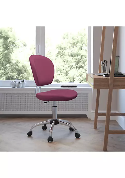 Outlet ❤️ Mid-Back Mesh Padded Swivel Task Office Chair with Chrome Base by Belnick 🤩 7 Outlet ❤️ Mid-Back Mesh Padded Swivel Task Office Chair with Chrome Base by Belnick 🤩 - Image 7