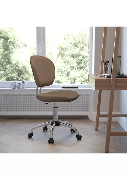 Outlet ❤️ Mid-Back Mesh Padded Swivel Task Office Chair with Chrome Base by Belnick 🤩 11 Outlet ❤️ Mid-Back Mesh Padded Swivel Task Office Chair with Chrome Base by Belnick 🤩 - Image 11