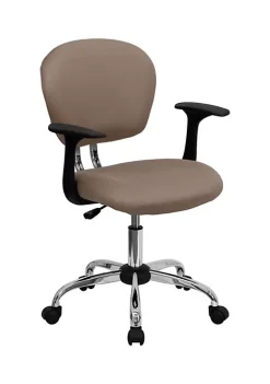 Best deal 🔥 Mid-Back Mesh Padded Swivel Task Office Chair with Chrome Base and Arms by Belnick 🌟