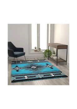 Wholesale 🔔 Mohave Collection Traditional Southwestern Style Area Rug - Olefin Fibers with Jute Backing by Belnick 🎉