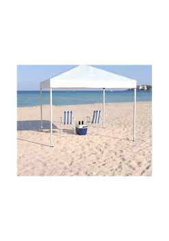 Cheap 🌟 10'x10' White Outdoor Pop Up Event Slanted Leg Canopy Tent with Carry Bag by Belnick 😍