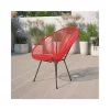 Budget 🧨 Valencia Oval Comfort Series Take Ten Red Papasan Lounge Chair by Belnick 👍