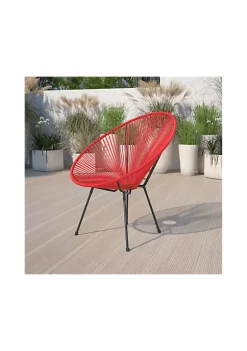 Budget 🧨 Valencia Oval Comfort Series Take Ten Red Papasan Lounge Chair by Belnick 👍