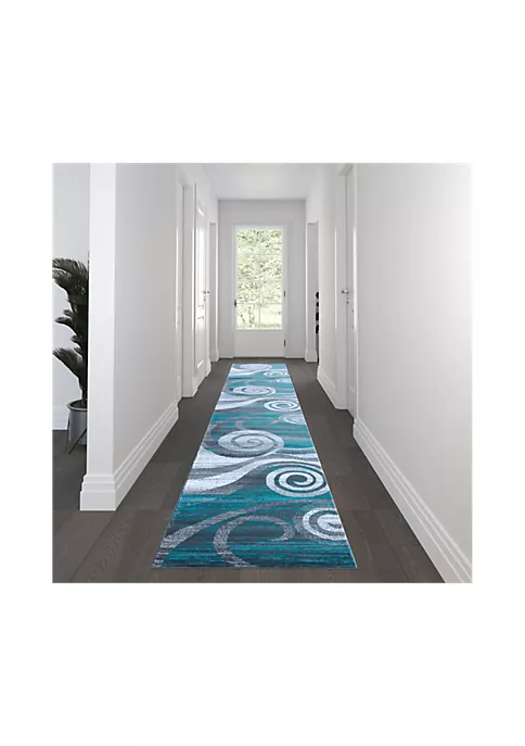 New π Cirrus Collection Swirl Patterned Olefin Area Rug with Jute Backing for Entryway, Living Room, Bedroom by Belnick π 1 New π Cirrus Collection Swirl Patterned Olefin Area Rug with Jute Backing for Entryway, Living Room, Bedroom by Belnick π
