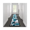 Flash Sale 😍 Elias Collection Geometric Abstract Area Rug - Olefin Rug with Jute Backing - Hallway, Entryway, or Bedroom by Belnick 👍