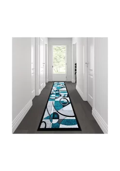 Flash Sale 😍 Elias Collection Geometric Abstract Area Rug - Olefin Rug with Jute Backing - Hallway, Entryway, or Bedroom by Belnick 👍