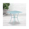 Deals ❤️ Square Indoor Outdoor Steel Patio Table by Belnick 🥰