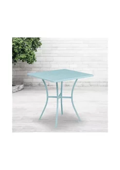 Deals ❤️ Square Indoor Outdoor Steel Patio Table by Belnick 🥰