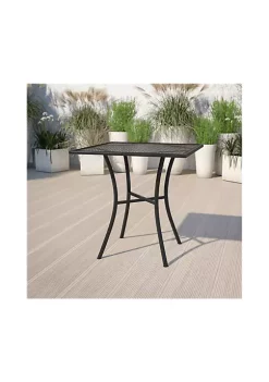 Deals ❤️ Square Indoor Outdoor Steel Patio Table by Belnick 🥰 -Belnick Sales Shop Belk 2762