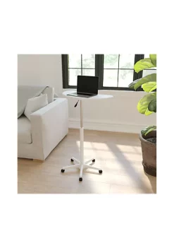 Budget 🔥 Sit to Stand Mobile Laptop Computer Desk by Belnick 🔔