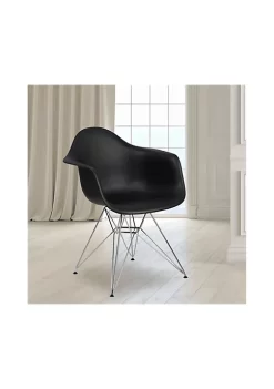 Best reviews of 💯 Alonza Series Black Plastic Chair with Chrome Base by Belnick ✔️
