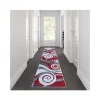 Promo 🛒 Cirrus Collection Swirl Patterned Olefin Area Rug with Jute Backing for Entryway, Living Room, Bedroom by Belnick 🛒