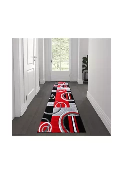 Best Sale ✔️ Audra Collection Geometric Abstract Area Rug - Olefin Rug with Jute Backing - Entryway, Living Room, or Bedroom by Belnick ⌛