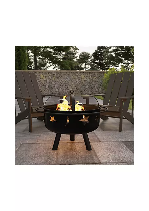 Cheapest 𧨠29" Round Wood Burning Firepit with Mesh Spark Screen by Belnick β€οΈ 1 Cheapest 𧨠29" Round Wood Burning Firepit with Mesh Spark Screen by Belnick β€οΈ