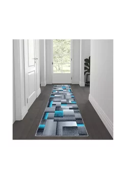 Deals 😀 Elio Collection Blocked Area Rug - Olefin Rug with Jute Backing - Entryway, Living Room, or Bedroom by Belnick 👍
