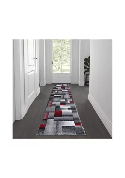 Brand new π Elio Collection Blocked Area Rug - Olefin Rug with Jute Backing - Entryway, Living Room, or Bedroom by Belnick β€οΈ
