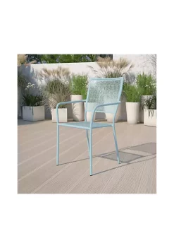 Promo ๐ Commercial Grade Indoor Outdoor Steel Patio Arm Chair with Square Back by Belnick โ 9 Promo ๐ Commercial Grade Indoor Outdoor Steel Patio Arm Chair with Square Back by Belnick โ -Belnick Sales Shop Belk 2945