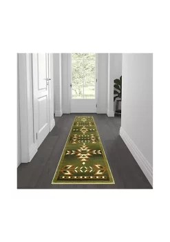 Outlet π Lodi Collection Southwestern Green Area Rug by Belnick 𧨠5 Outlet π Lodi Collection Southwestern Green Area Rug by Belnick 𧨠-Belnick Sales Shop Belk 2952