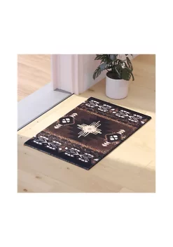 Coupon π₯° Mohave Collection Chocolate Traditional Southwestern Style Area Rug - Olefin Fibers with Jute Backing by Belnick π