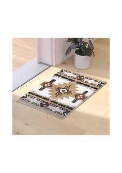 Budget ๐ฅฐ Mohave Collection Ivory Traditional Southwestern Style Area Rug - Olefin Fibers with Jute Backing by Belnick ๐