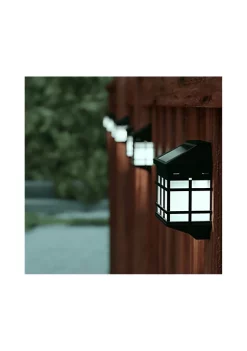 Cheap π 6 Pack Wall Mount LED Solar Lights Weather Resistant Black Decorative Solar Powered Lights Deck and Fencing Solar Lights by Belnick π₯