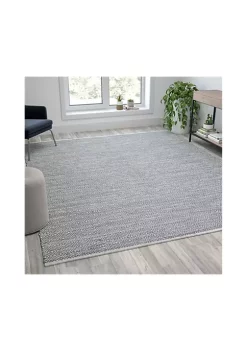 Best reviews of 🥰 8' x 10' Handwoven Indoor/Outdoor Diamond Pattern Area Rug in Grey by Belnick 💯
