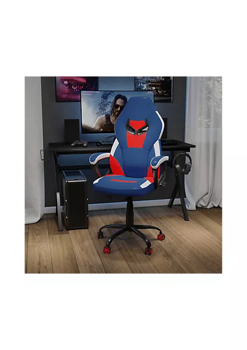 Best Pirce 🤩 Ergonomic PC Office Computer Chair - Adjustable Red & Blue Designer Gaming Chair - 360° Swivel - Red Dual Wheel Casters by Belnick 😉 2 Best Pirce 🤩 Ergonomic PC Office Computer Chair - Adjustable Red & Blue Designer Gaming Chair - 360° Swivel - Red Dual Wheel Casters by Belnick 😉 - Image 2