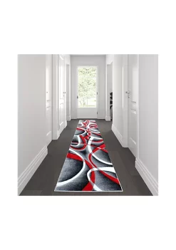 Coupon β Atlan Collection Abstract Area Rug - Olefin Rug with Jute Backing - Entryway, Living Room or Bedroom by Belnick β
