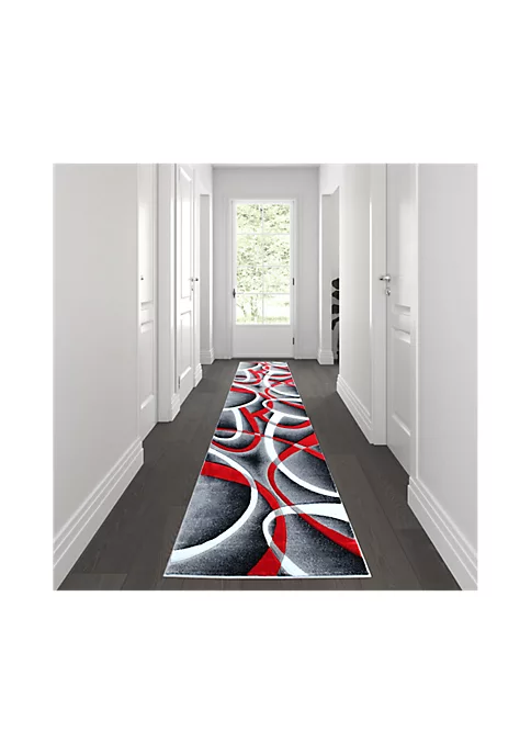 Coupon ⌛ Atlan Collection Abstract Area Rug - Olefin Rug with Jute Backing - Entryway, Living Room or Bedroom by Belnick ⭐ 2 Coupon ⌛ Atlan Collection Abstract Area Rug - Olefin Rug with Jute Backing - Entryway, Living Room or Bedroom by Belnick ⭐ - Image 2