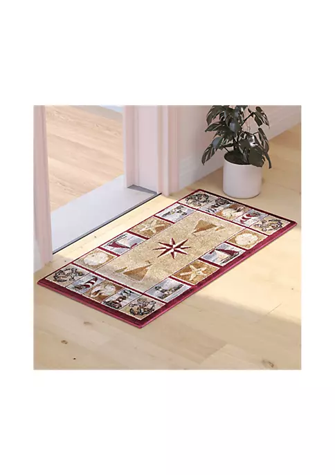 Best Pirce 🎁 Inis Collection Nautical Area Rug with Jute Backing for Living Room, Bedroom, Entryway by Belnick 🔔 3 Best Pirce 🎁 Inis Collection Nautical Area Rug with Jute Backing for Living Room, Bedroom, Entryway by Belnick 🔔 - Image 3