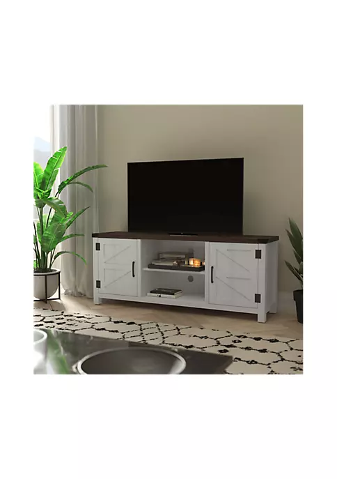 Coupon β€οΈ Ayrith Modern Farmhouse Barn Door TV Stand for TV's up to 65 Inches - 59 Inch Entertainment Center with Adjustable Shelf by Belnick π 2 Coupon β€οΈ Ayrith Modern Farmhouse Barn Door TV Stand for TV's up to 65 Inches - 59 Inch Entertainment Center with Adjustable Shelf by Belnick π - Image 2