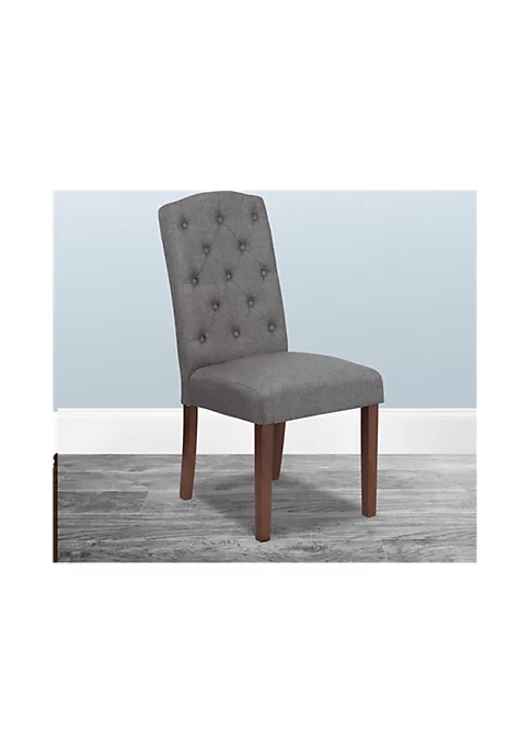 Outlet β HERCULES Grove Park Series Gray Fabric Tufted Parsons Chair by Belnick π₯ 2 Outlet β HERCULES Grove Park Series Gray Fabric Tufted Parsons Chair by Belnick π₯ - Image 2