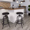 Hot Sale 🌟 30'' Barstool with Swivel Lift Black LeatherSoft Seat by Belnick 🥰