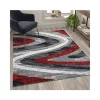 Brand new 😀 Altum Collection Wave Patterned Olefin Area Rug with Jute Backing for Entryway, Living Room, Bedroom by Belnick 🥰