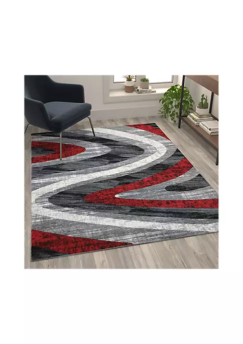 Brand new π Altum Collection Wave Patterned Olefin Area Rug with Jute Backing for Entryway, Living Room, Bedroom by Belnick π₯° 2 Brand new π Altum Collection Wave Patterned Olefin Area Rug with Jute Backing for Entryway, Living Room, Bedroom by Belnick π₯° - Image 2