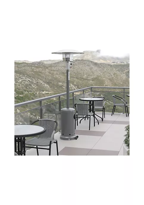Promo βοΈ Patio Outdoor Heating Silver Stainless Steel 40 000 BTU Propane Heater with Wheels for Commercial & Residential Use 7.5 Feet Tall by Belnick π 1 Promo βοΈ Patio Outdoor Heating Silver Stainless Steel 40 000 BTU Propane Heater with Wheels for Commercial & Residential Use 7.5 Feet Tall by Belnick π