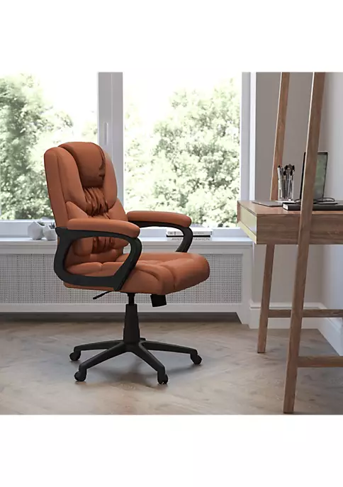 Top 10 β Flash Fundamentals Big & Tall 400 lb. Rated Brown LeatherSoft Swivel Office Chair with Padded Arms, BIFMA Certified by Belnick π 1 Top 10 β Flash Fundamentals Big & Tall 400 lb. Rated Brown LeatherSoft Swivel Office Chair with Padded Arms, BIFMA Certified by Belnick π