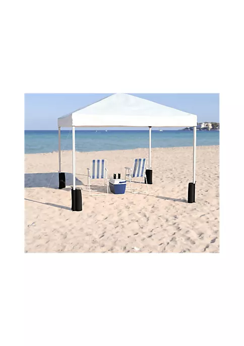 Outlet โจ 10'x10' White Pop Up Event Straight Leg Canopy Tent with Sandbags and Wheeled Case by Belnick ๐ฅฐ 2 Outlet โจ 10'x10' White Pop Up Event Straight Leg Canopy Tent with Sandbags and Wheeled Case by Belnick ๐ฅฐ - Image 2