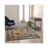 Brand new 🥰 Sovalye Collection Beige Nautical Themed 5' x 7' Area Rug with Jute Backing for Living Room, Bedroom, Entryway by Belnick 🎁