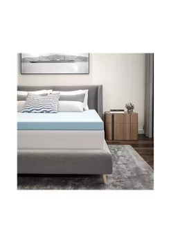 Flash Sale โญ Capri Comfortable Sleep 3 inch Cool Gel Memory Foam Mattress Topper - Queen by Belnick ๐ฏ
