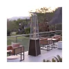Cheap ✔️ Patio Outdoor Heating Bronze Stainless Steel Pyramid 42 000 BTU Propane Heater with Wheels for Commercial & Residential Use by Belnick 🔔