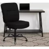 Hot Sale 😀 Big & Tall 400 lb. Rated Executive Swivel Ergonomic Office Chair with Rectangular Back by Belnick 🧨