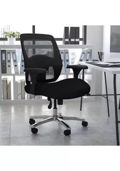 Best reviews of 😀 HERCULES Series 24/7 Intensive Use Big & Tall. Rated Black Mesh Executive Ergonomic Office Chair with Ratchet Back by Belnick ✔️