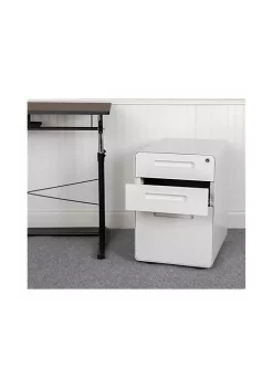 Brand new โญ Ergonomic 3-Drawer Mobile Locking Filing Cabinet with Anti-Tilt Mechanism and Hanging Drawer for Legal & Letter Files by Belnick ๐
